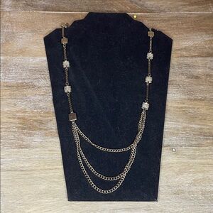 Vintage Ann Taylor Elegant Gold Chain Necklace